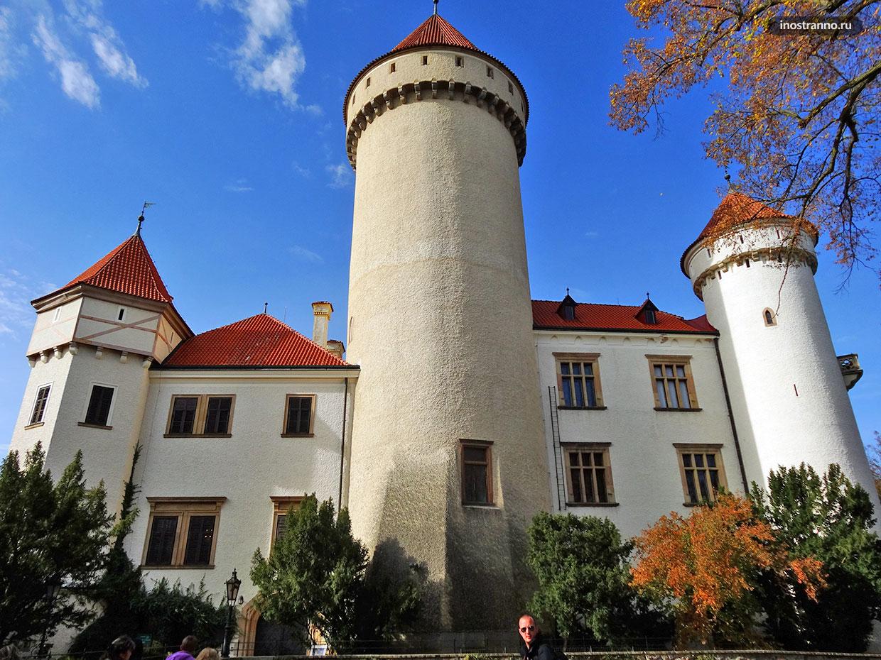 Замок Франца Фердинанда в Чехии Конопиште