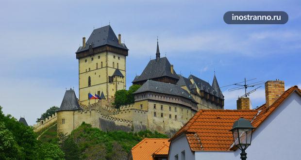 Замок Карлштейн рядом с Прагой