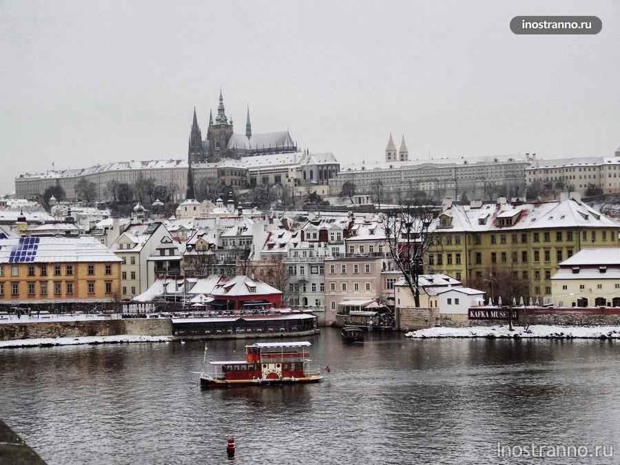 Прага зимой на Новый год