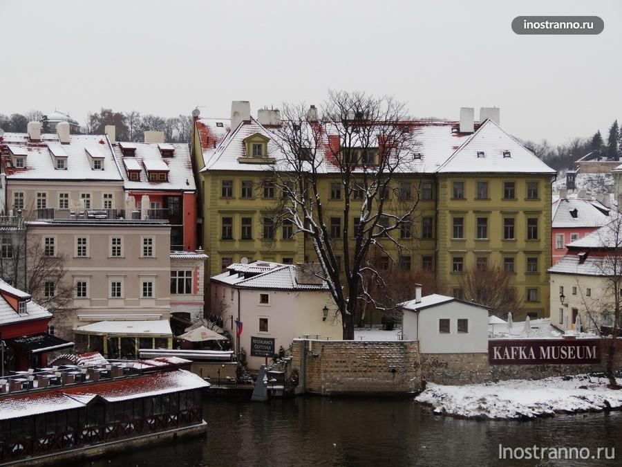 зима в Праге