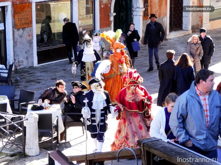 венецианский карнавал фото