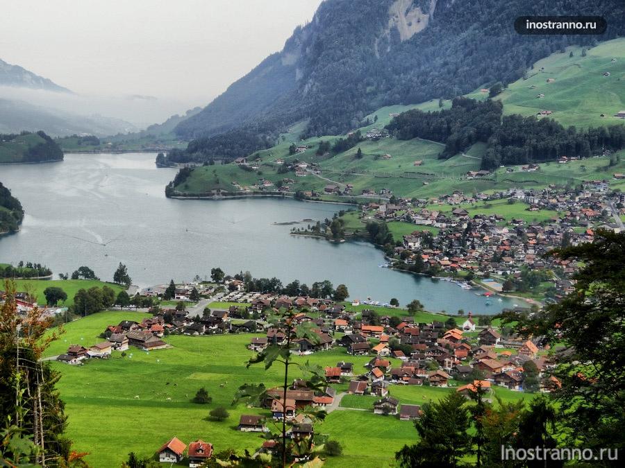 озеро Лунгерн в Швейцарии