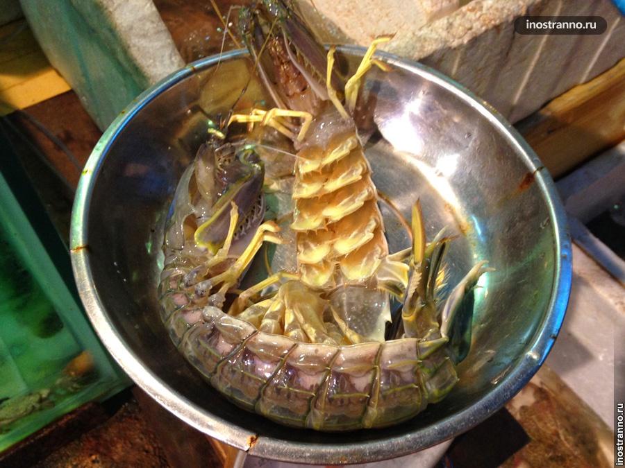 лобстеры морепродукты тайланд