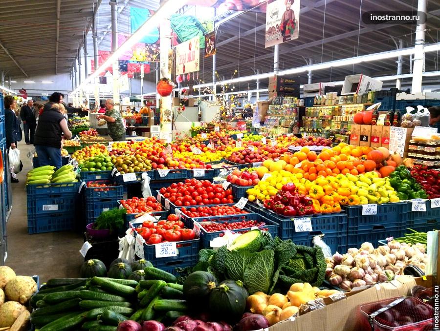 Фрукты и овощи в Чехии