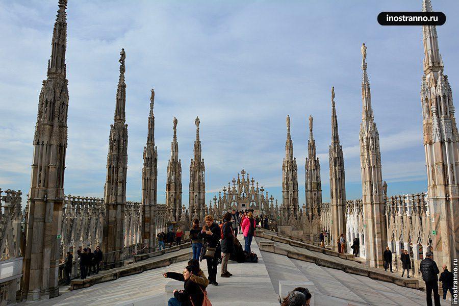 Крыша Дуомо в Милане