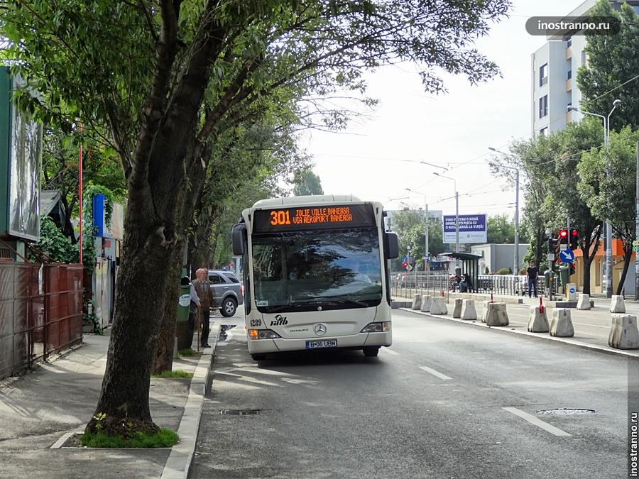 Автобус в Бухаресте