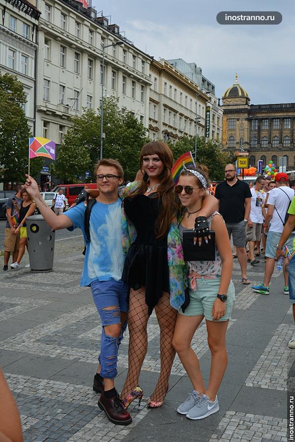 Трансвестит, Гей-парад в Праге