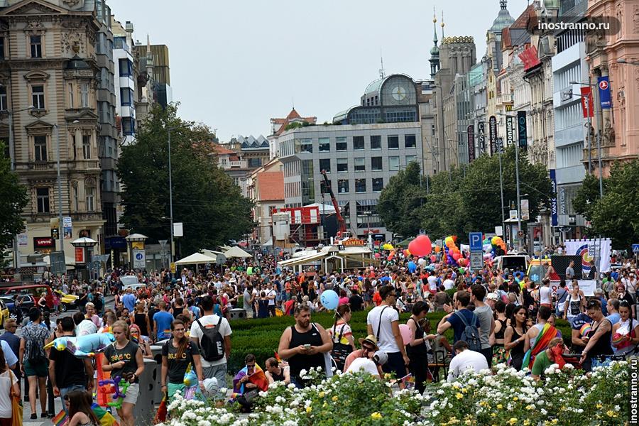 Фестиваль Гей-парад в Праге