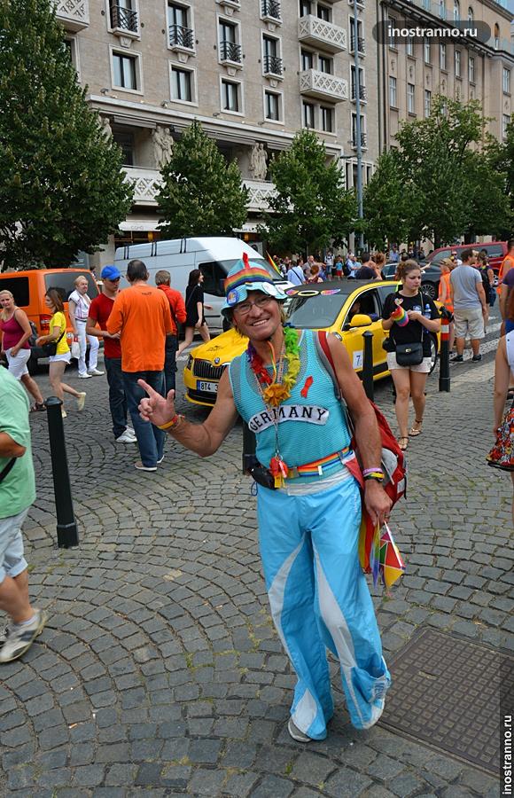 Голубой из Германии на Гей-параде