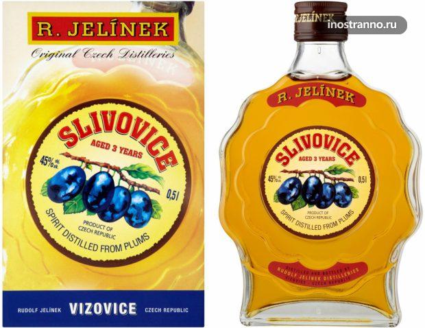 Чешский крепкий алкоголь Сливовица