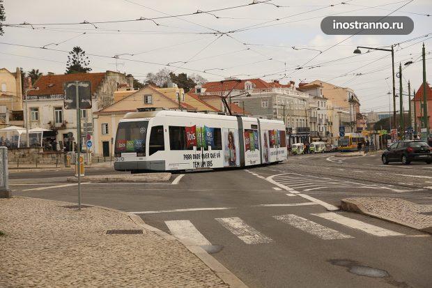 Лиссабон современный трамвай