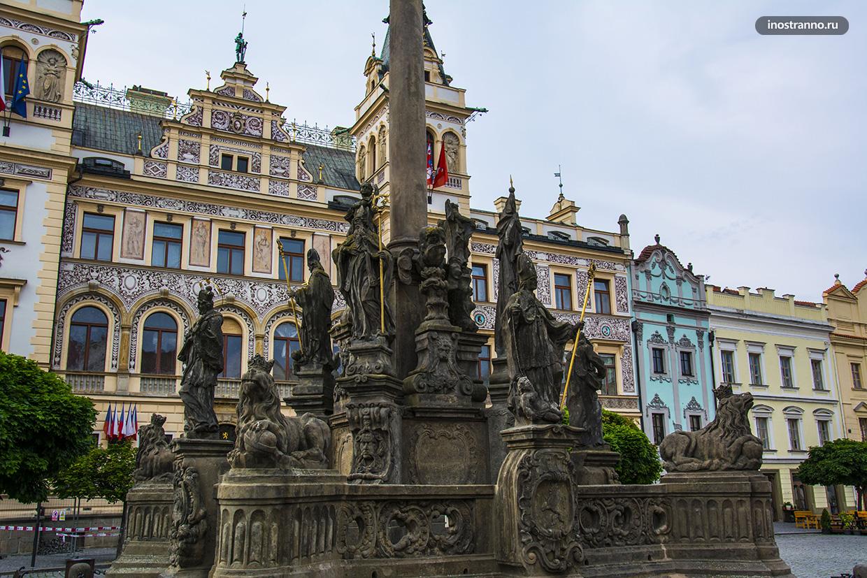 Чумной столб в Чехии
