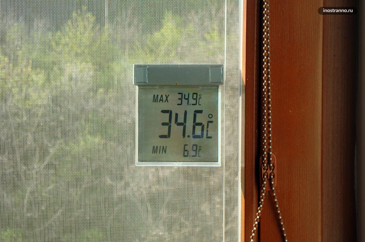 Температура воздуха в Праге летом