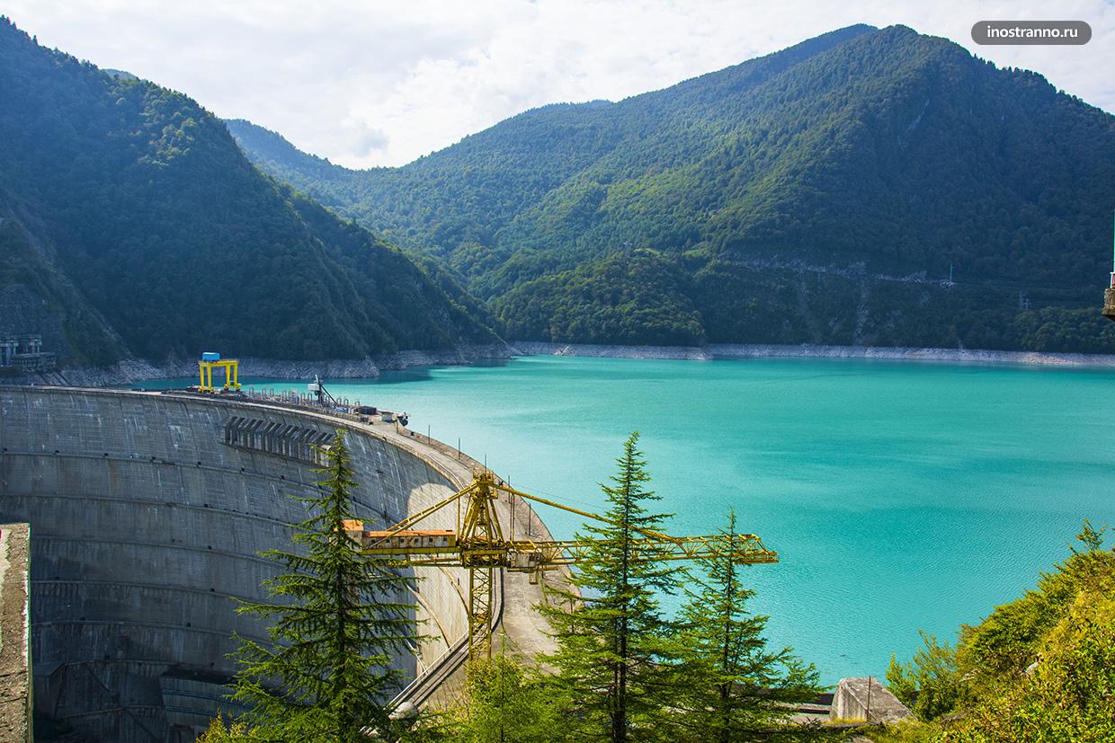 Ингурская ГЭС красивое нетуристическое место в Грузии