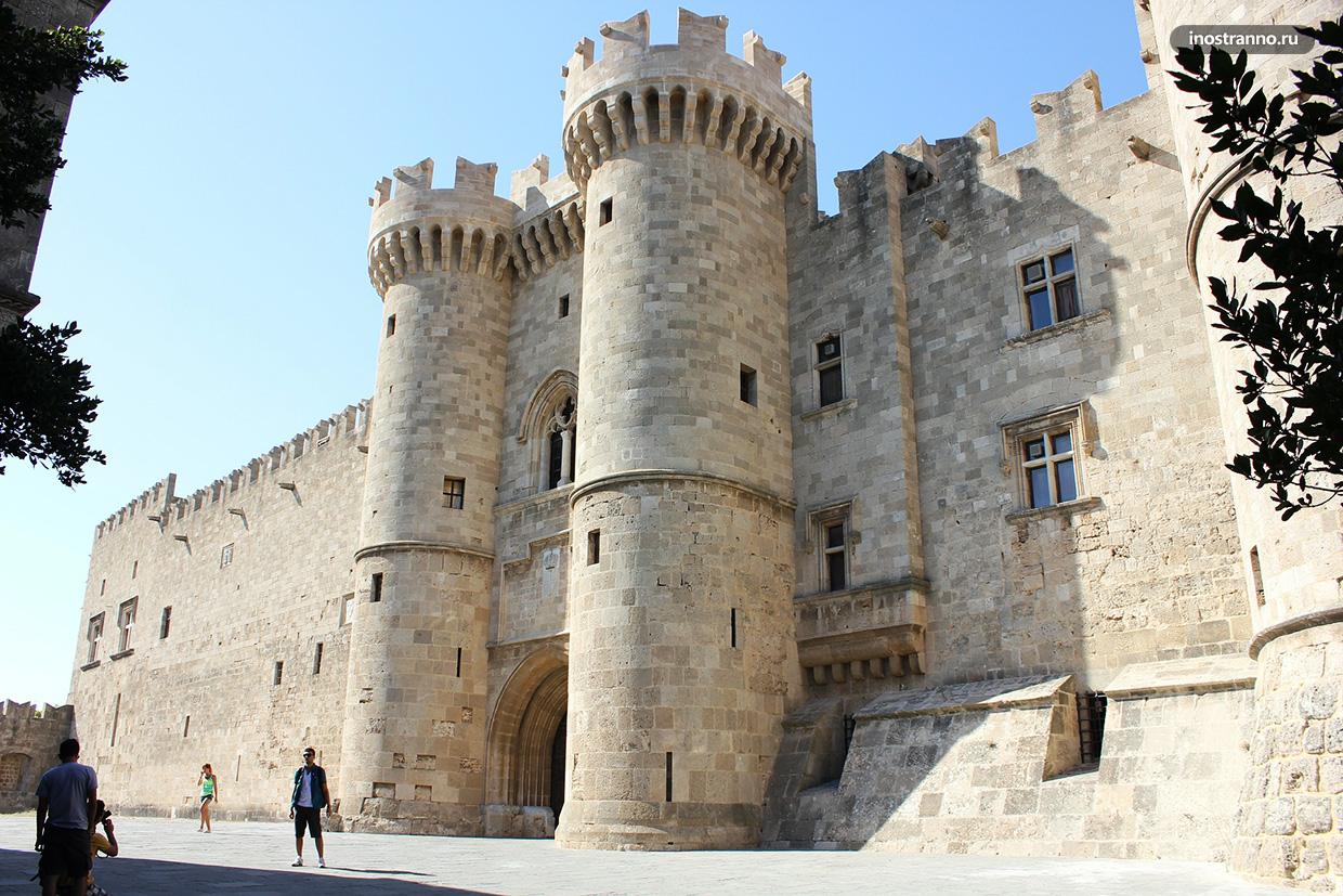 Дворец великих магистров на Родосе замок крепость