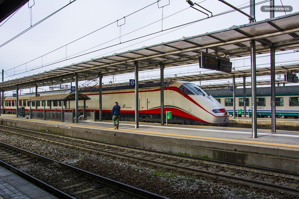 Скоростной поезд в Италии