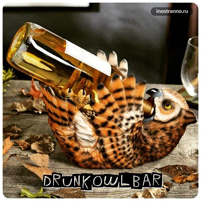 Хороший Бар в Тбилиси Drunk Owl Bar