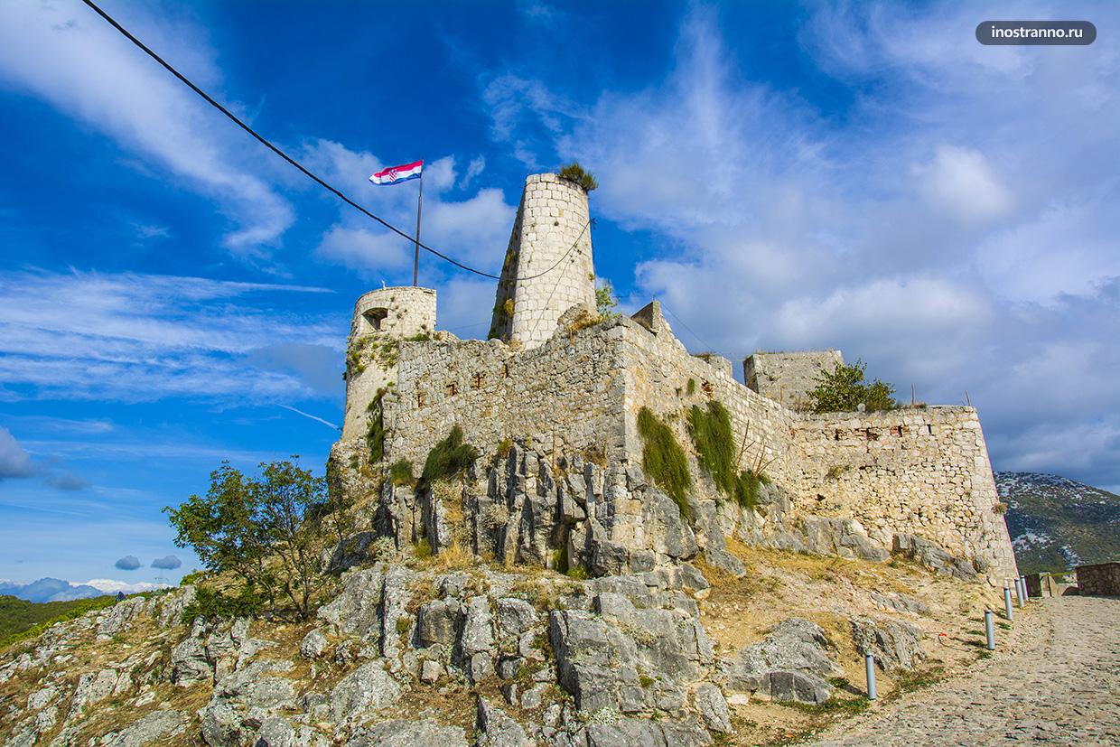 Крепость Клис в Хорватии