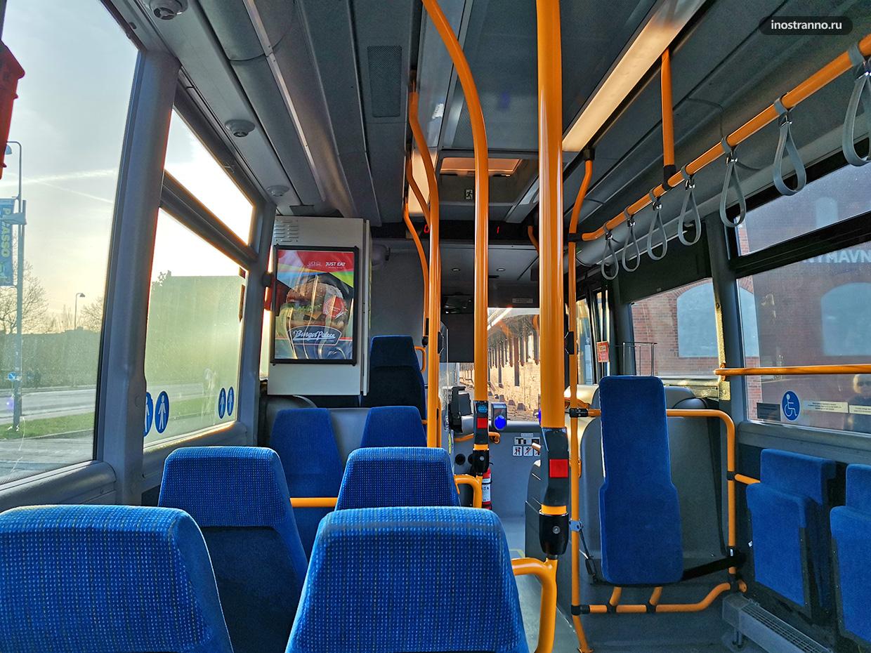 Городской автобус в Дании