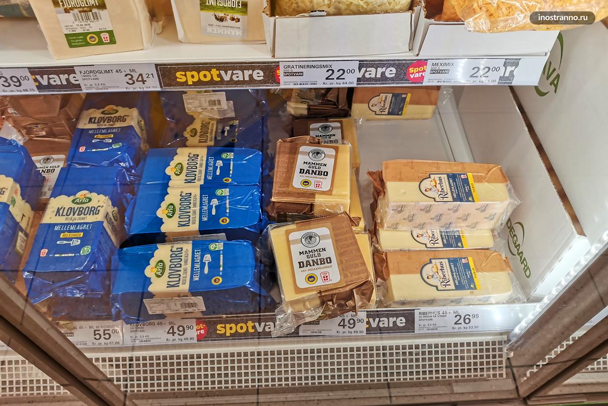 Цены в супермаркете в Копенгагене