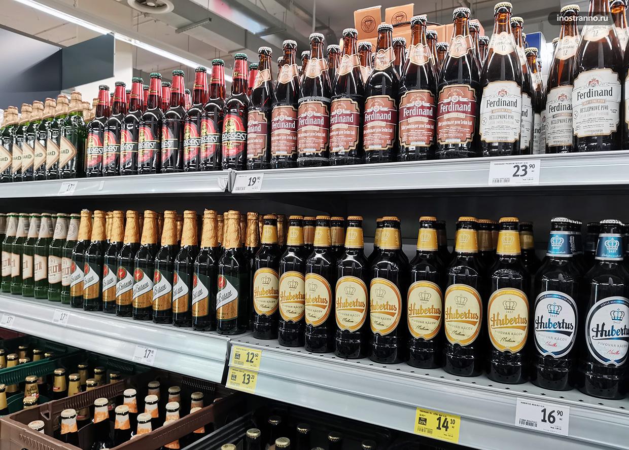 Чешское пиво цены в Праге