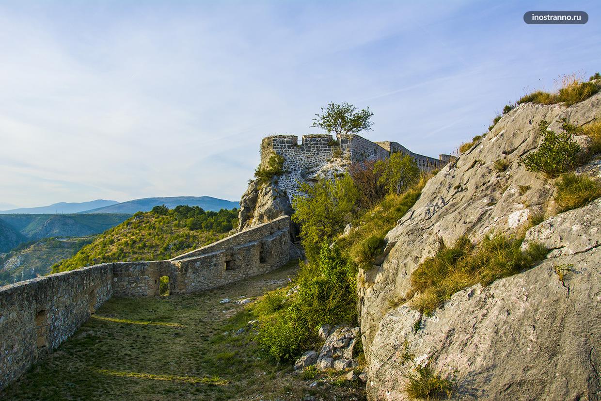 Красивая крепость в Хорватии