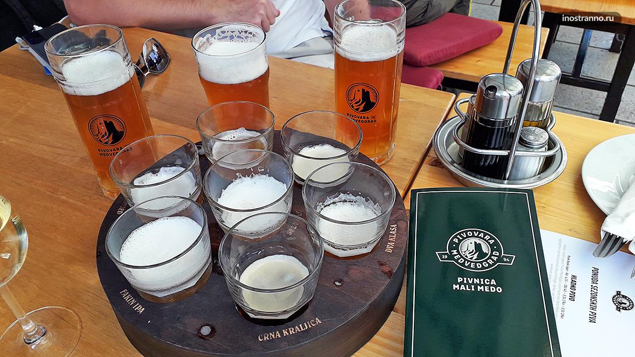 Пивная в Загребе со своей пивоварней