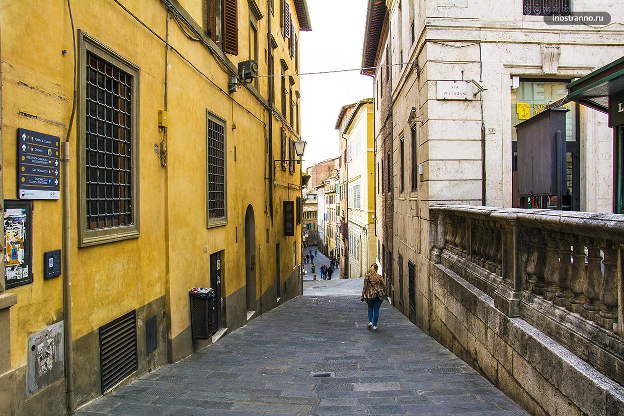 Прекрасный город Сиена в Тоскане