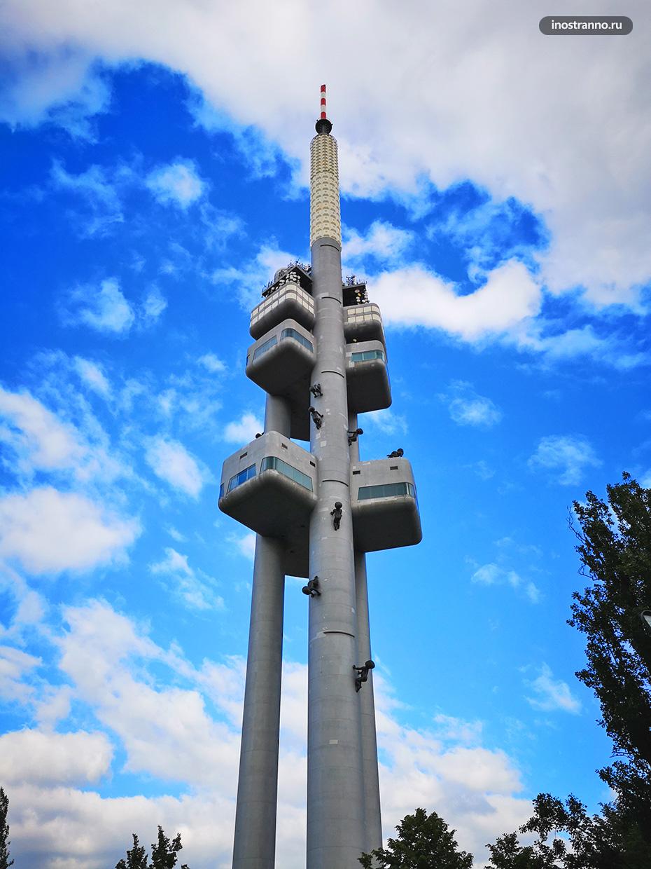 Жижковская телевизионная башня в Праге