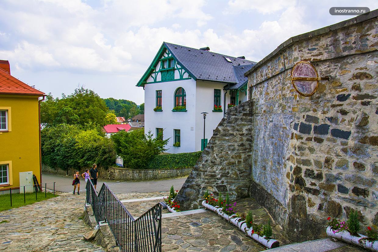 Чешский красивый старинный городок