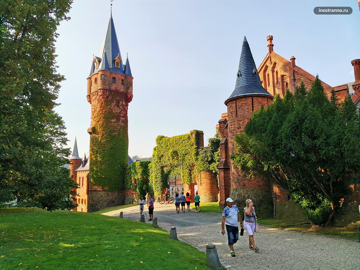 Средневековый замок в Чехии