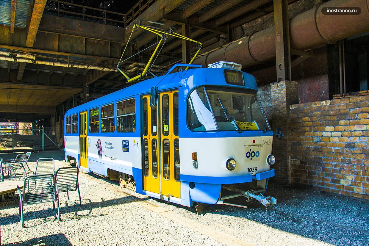 Трамвай Татра Т3 в Остраве