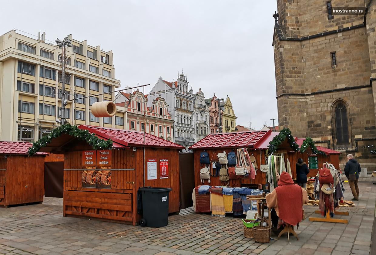 Рождественский рынок в Чехии Пльзень