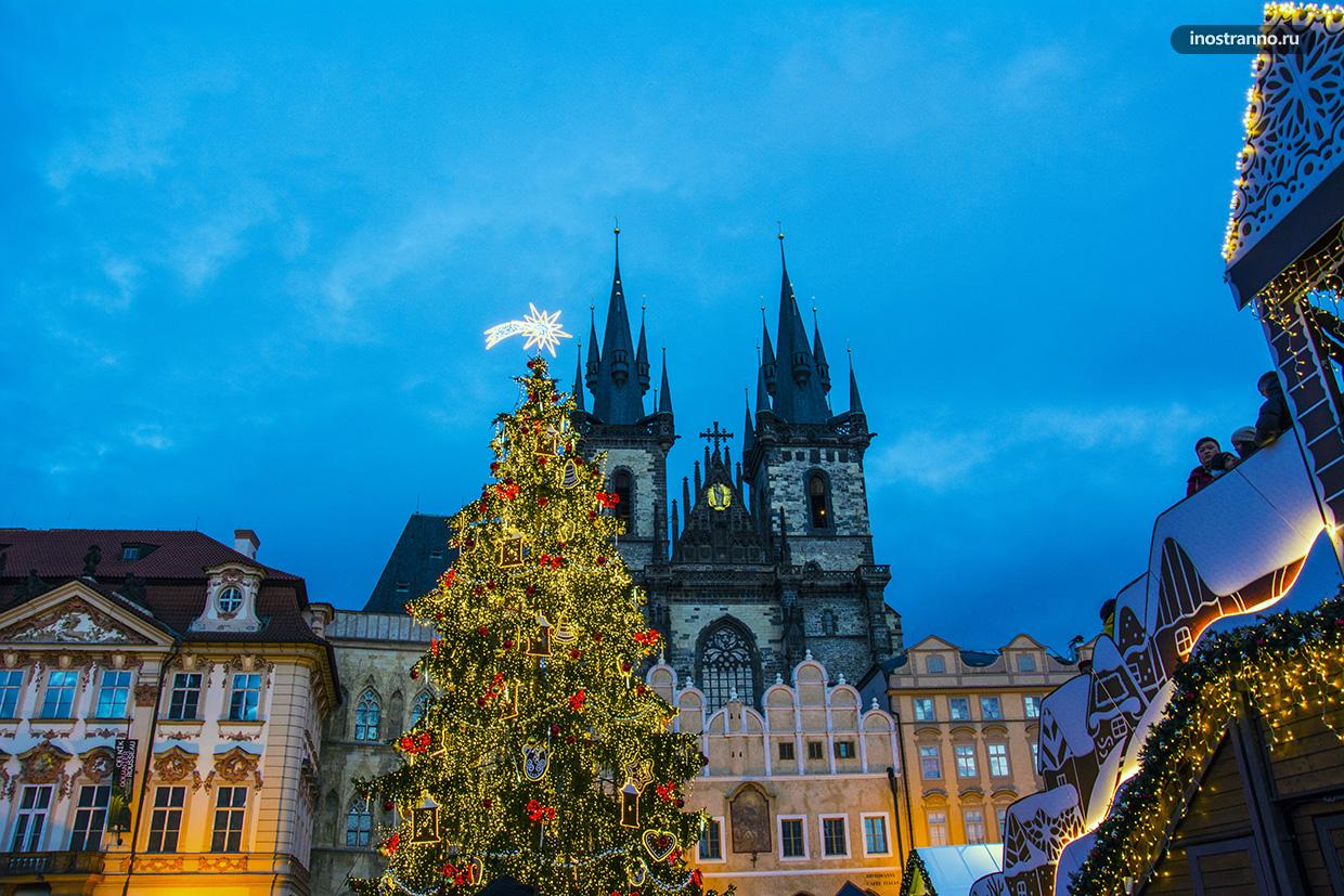 Прага на Новогодние праздники