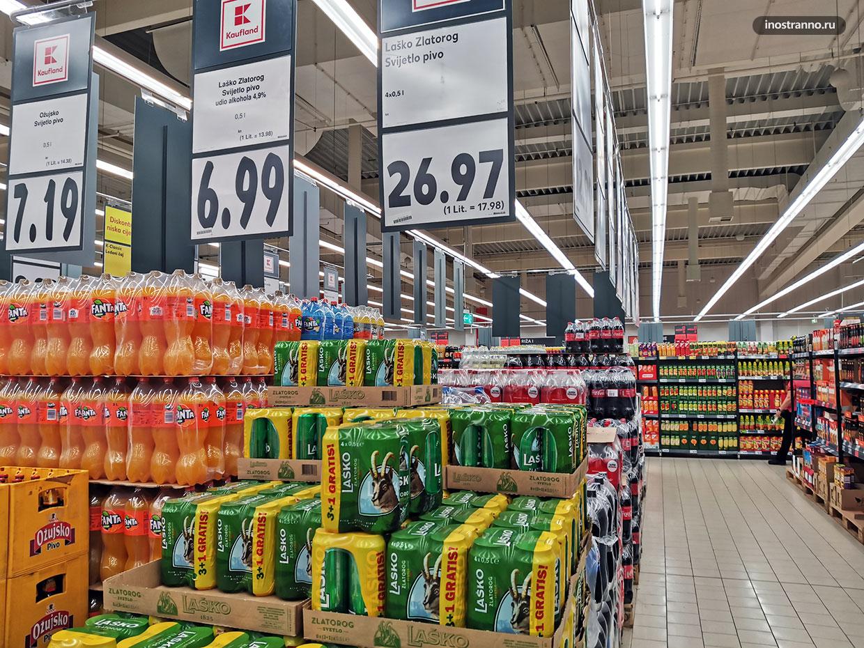 Что купить в супермаркете в Хорватии