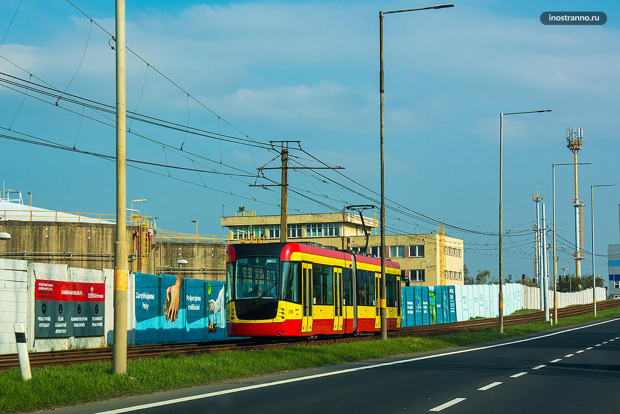 Междугородний трамвай в Чехии 