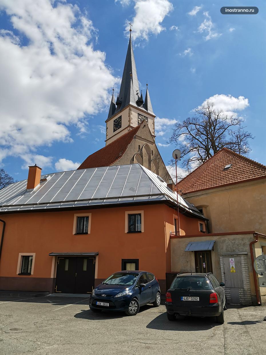 Традиционный костел в Чехии