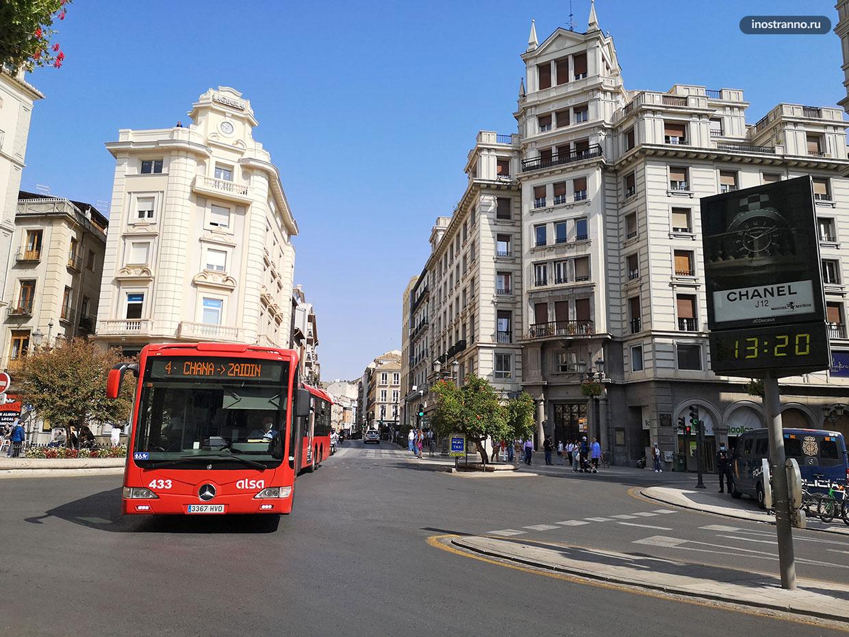 Поездки на автобусе в Испании