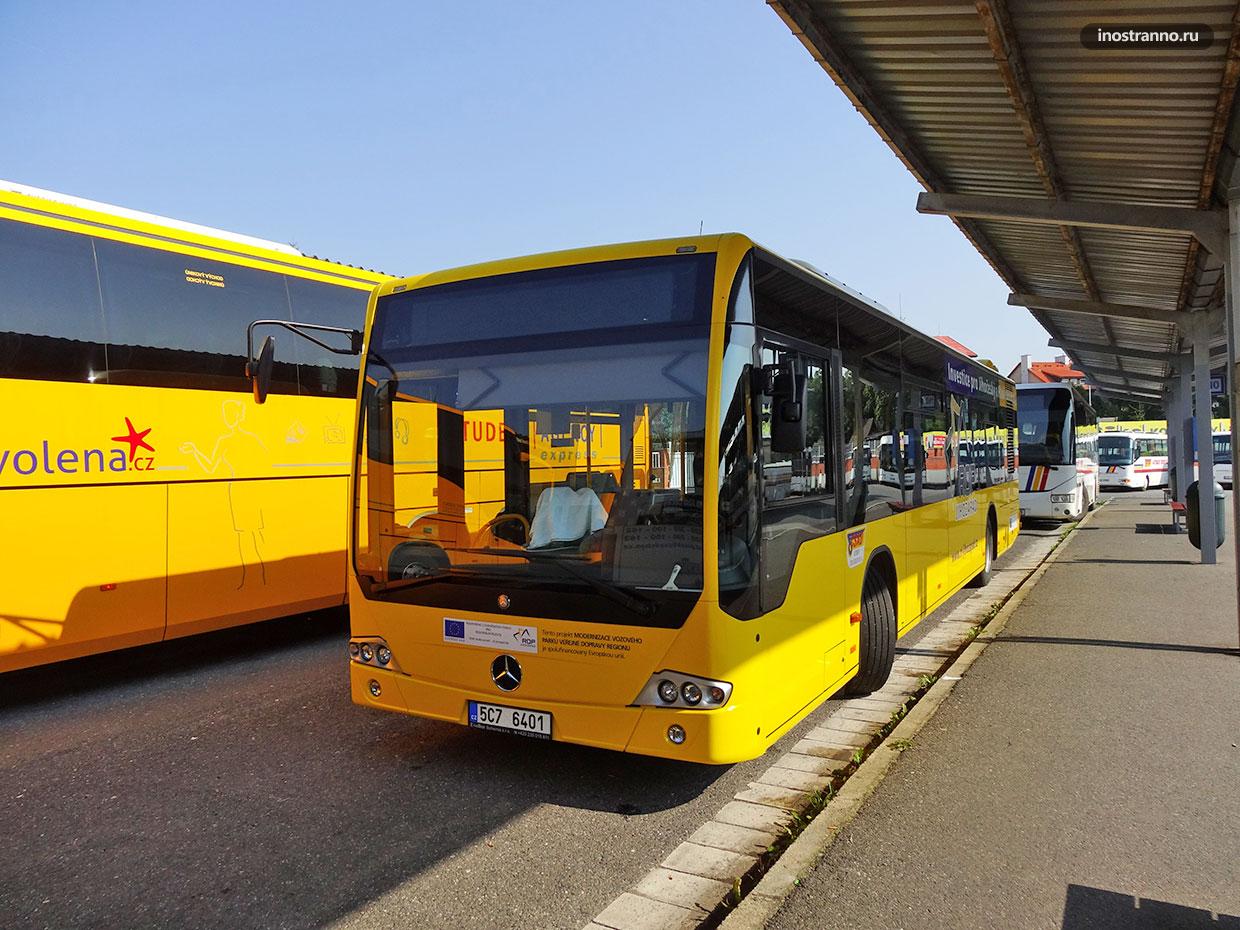 Как добраться из Праги в Писек на автобусе