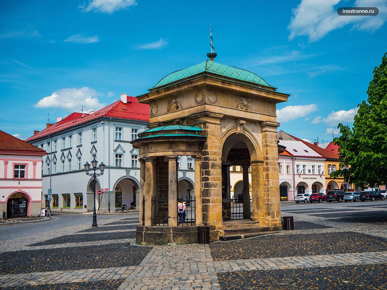 Центральная площадь в Чехии