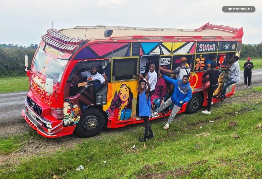 Маршрутки матату в Найроби