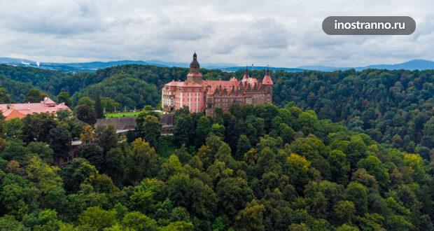 Ксёнж – замок в Польше на границе с Чехией
