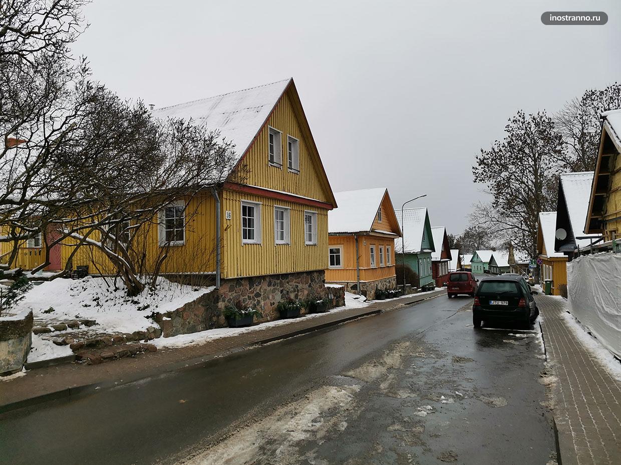 Типичная литовская деревня Тракай