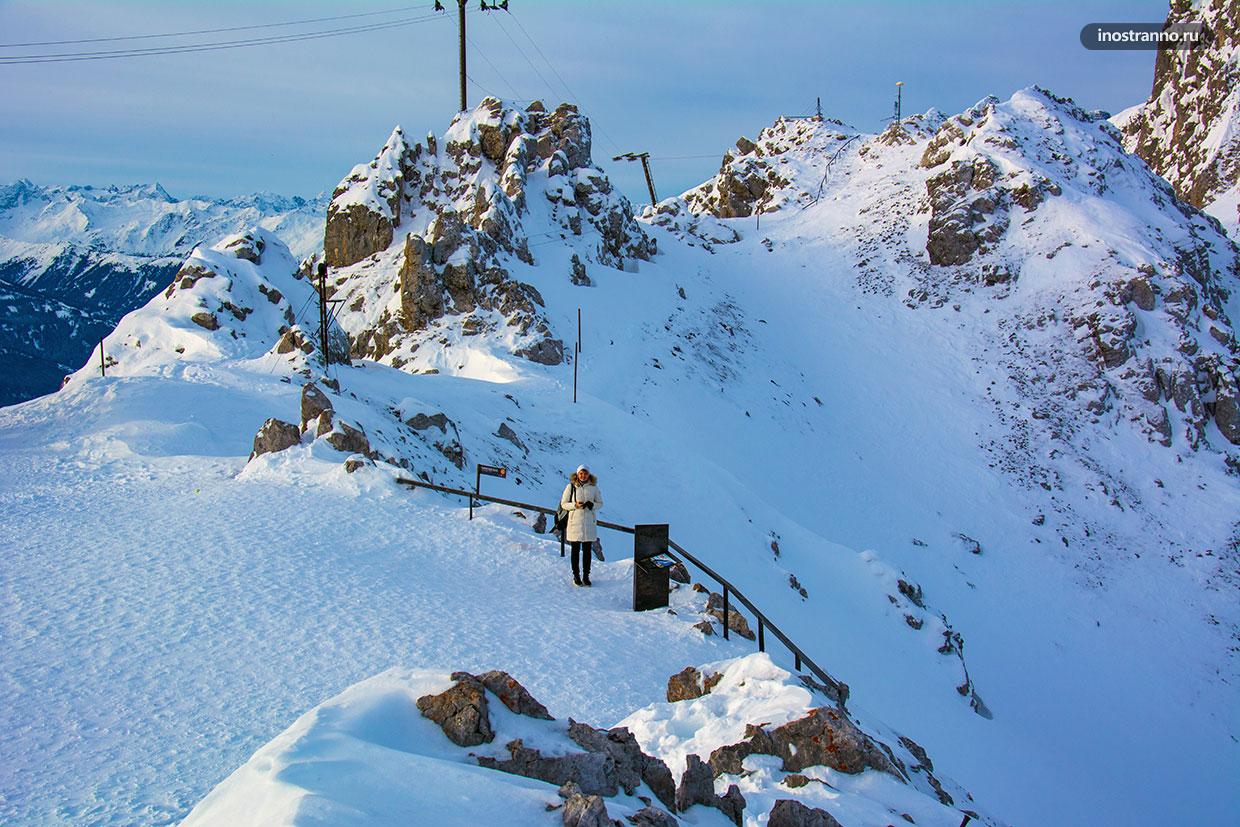 Фото Альп в лыжный сезон